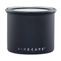 Δοχείο Αποθήκευσης Καφέ Μεταλλικό Airscape Μαύρο Ματ 850ml / 250gr | Δοχεία Αποθήκευσης Καφέ στο coffeetales
