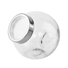 Βάζο Γυάλινο για Καραμέλες με καπάκι Inox/Διάφανο 2200ml | Δοχεία Αποθήκευσης & Θήκες Οργάνωσης στο coffeetales