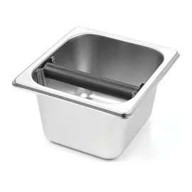 Δοχείο χτυπήματος κλείστρου Inox 17.6x16.2x10 cm (GN 1/6) | Δοχεία Χτυπήματος Κλείστρου στο coffeetales