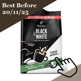 Ταμπλέτες Senseo Tchibo Black & White 36τεμ. | Senseo Ταμπλέτες Καφέ  στο coffeetales