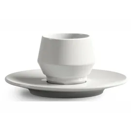 Φλυτζάνι Espresso λευκό ματ στοιβαζόμενο με πιατάκι στοιβαζόμενο Lunik  70ml | Φλυτζάνια & Κούπες στο coffeetales