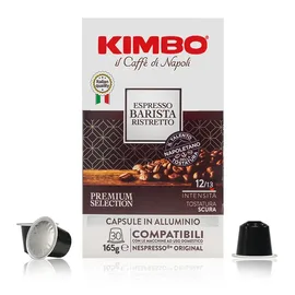 Κάψουλες Kimbo Espresso Barista Ristretto Συμβατές Nespresso 30τεμ. | Nespresso Κάψουλες Συμβατές στο coffeetales