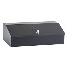 Καφεκούτι Inox μαύρο 2 Θέσεων Μικρό 28x15x9cm | Κουτιά & Δοχεία Οργάνωσης στο coffeetales