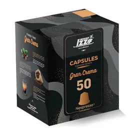 Κάψουλες Izzo Gran Crema 50τεμ. Συμβατές Nespresso | Nespresso Κάψουλες Συμβατές στο coffeetales