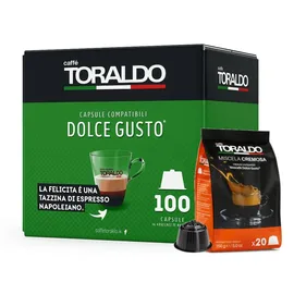 Κάψουλες Toraldo Cremosa 100τεμ. Συμβατές Dolce Gusto | Dolce Gusto Κάψουλες Συμβατές στο coffeetales