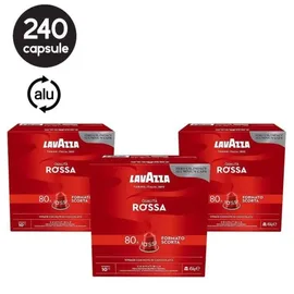 Κάψουλες N/sso Lavazza Qualita Rossa 3x80τεμ. | Nespresso Κάψουλες Συμβατές στο coffeetales