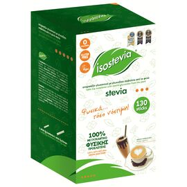 Isostevia γλυκαντικό με Stevia Sticks 130 τεμ / 260gr | Υποκατάστατα Ζάχαρης στο coffeetales