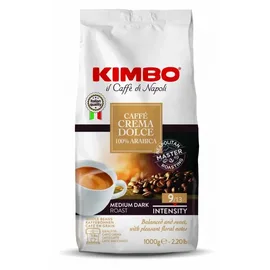 Καφές Espresso Kimbo Caffe Crema Dolce 100% Arabica 1Kg Σπυρί | Κόκκοι στο coffeetales