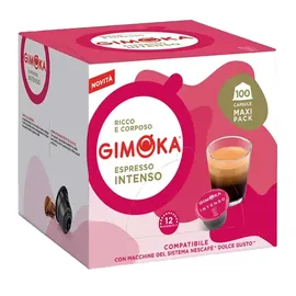 Κάψουλες Gimoka Intenso 100τεμ. Συμβατές Dolce Gusto | Dolce Gusto Κάψουλες Συμβατές στο coffeetales