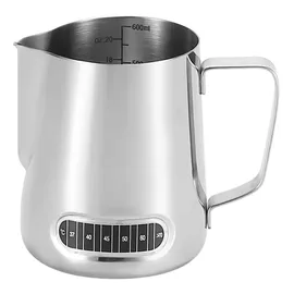 4Bars P601 600 ml - Γαλατιέρα Inox με Ενσωματωμένο Θερμόμετρο | Γαλατιέρες στο coffeetales