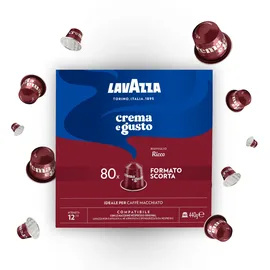 Κάψουλες Lavazza Espresso Crema&Gusto Ricco Συμβατές Nespresso 80τεμ. | Nespresso Κάψουλες Συμβατές στο coffeetales