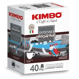 Κάψουλες Kimbo Intenso Napoletano 40τεμ. Συμβατές Nespresso | Nespresso Κάψουλες Συμβατές στο coffeetales