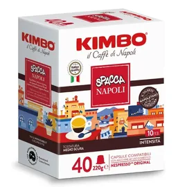 Κάψουλες Kimbo Spacca Napoli 40τεμ.  Συμβατές Nespresso | Nespresso Κάψουλες Συμβατές στο coffeetales
