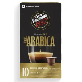 Κάψουλες Vergnano Oro 100% Arabica 100τεμ. Συμβατές Nespresso | Nespresso Κάψουλες Συμβατές στο coffeetales