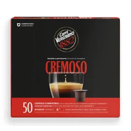 Κάψουλες Vergnano Cremoso 50τεμ. Συμβατές Nespresso | Nespresso Κάψουλες Συμβατές στο coffeetales