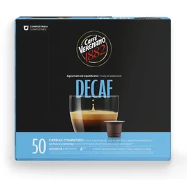 Κάψουλες Vergnano Decaf 50τεμ. Συμβατές Nespresso | Nespresso Κάψουλες Συμβατές στο coffeetales