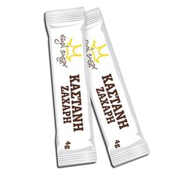 Ζάχαρη Καστανή Sticks Royal 4gr x 1000 τεμ. | Ζάχαρη στο coffeetales
