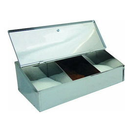 Καφεκούτι Inox 3 Θέσεων Μικρό 29x15x10cm | Δοχεία Αποθήκευσης Καφέ στο coffeetales