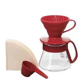 Hario V60 VDS-3012R - Καφετιέρα ζεστής εκχύλισης κεραμική κόκκινη | Συσκευές Εκχύλισης Καφέ στο coffeetales