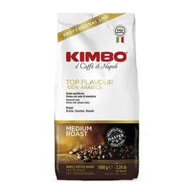 Καφές Espresso Kimbo Top Flavour 1Kg Σπυρί | Κόκκοι στο coffeetales