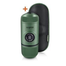 Wacaco Nanopresso Elements Moss Green - Μηχανή Χειρός Espresso για αλεσμένο Με Θήκη Πράσινο Χρώμα | Συσκευές Εκχύλισης Καφέ στο coffeetales