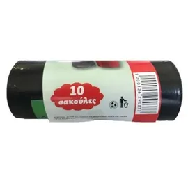 Σακούλες Απορριμάτων Extra Μαύρη Ρολό 72x95cm (10τεμ.) | Σακούλες Απορριμάτων στο coffeetales