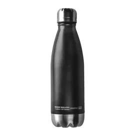 Asobu Central Park - Μπουκάλι Θερμός Μαύρο/Ασημί 500ml | Οικολογικά Ποτήρια στο coffeetales