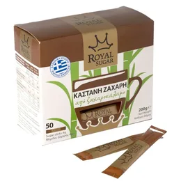 Ζάχαρη Καστανή Sticks Royal 4gr x 50 τεμ. | Ζάχαρη στο coffeetales