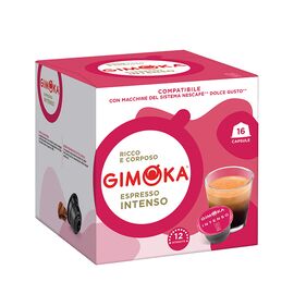 Κάψουλες Gimoka Espresso Intenso 16τεμ. Συμβατές Dolce Gusto | Dolce Gusto Κάψουλες Συμβατές στο coffeetales