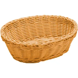 Ψωμιέρα οβάλ Rattan μπεζ 25x20x8hcm | Ψωμιέρες & Σκεύη σερβιρίσματος στο coffeetales