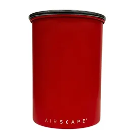 Δοχείο Αποθήκευσης Μεταλλικό Καφέ Airscape Κόκκινο Ματ 1800ml/500gr | Δοχεία Αποθήκευσης Καφέ στο coffeetales