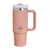 Ποτήρι Θερμός Μεταλλικό με Καλαμάκι Flamingo Pink 900ml | Οικολογικά Ποτήρια στο coffeetales