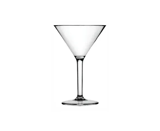Πλαστικό Ποτήρι Martini PC Διάφανο 280ml | Ποτήρια & Καπάκια στο coffeetales