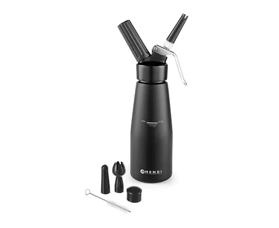 Σιφόν σαντιγύς μαύρο KITCHEN LINE 500ml | Εργαλεία Ζαχαροπλαστικής στο coffeetales
