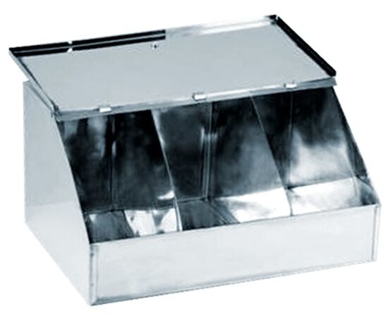 Καφεκούτι Inox 3 Θέσεων Γίγας 33x23x17cm | Κουτιά & Δοχεία Οργάνωσης στο coffeetales Καφεκούτι Inox 3 Θέσεων Γίγας 33x23x17cm | Κουτιά & Δοχεία Οργάνωσης στο coffeetales