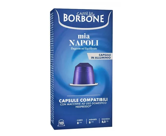 Κάψουλες Borbone Mia Napoli 100τεμ. Συμβατές Nespresso | Nespresso Κάψουλες Συμβατές στο coffeetales