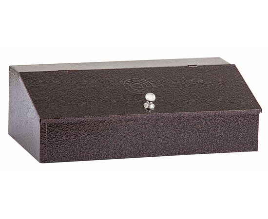 Καφεκούτι Inox καφέ σφυρήλατο 3 Θέσεων Μικρό 28x15x9cm | Κουτιά & Δοχεία Οργάνωσης στο coffeetales