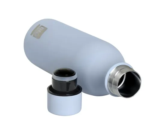 Μπουκάλι Μεταλλικό Θερμός Powder Blue 550ml | Οικολογικά Ποτήρια στο coffeetales
