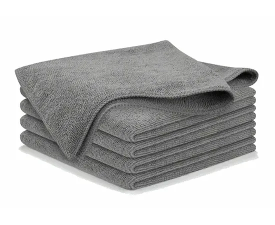 Πανί Microfiber Γκρι 35x35cm 5τεμ. | Πετσέτες & Πανάκια στο coffeetales