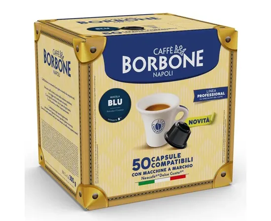 Κάψουλες Borbone Blu 50τεμ. Συμβατές Dolce Gusto | Dolce Gusto Κάψουλες Συμβατές στο coffeetales