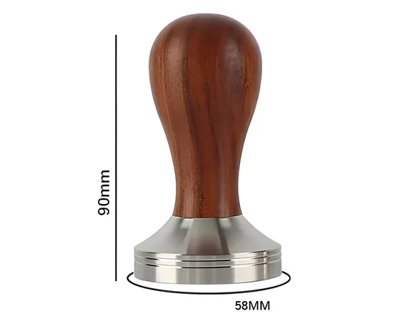 4Bars T805 58 mm - Πατητήρι Καφέ με Ξύλινη Λαβή Rosewood | Πατητήρια στο coffeetales