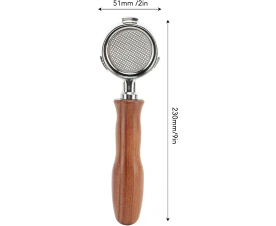 4Bars P103 51mm - Κομμένο κλείστρο (with 3 ears) για Delonghi | Χωνιά & Κλείστρα στο coffeetales