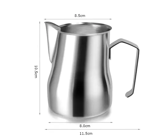 4Bars P401 450 ml - Γαλατιέρα Inox thick με Δείκτη Μέτρησης | Γαλατιέρες στο coffeetales