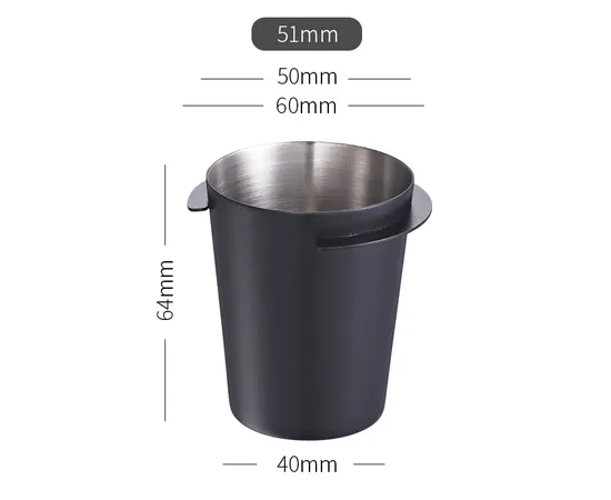 4Bars A101 51mm - Δοσομετρικό Ποτήρι για αλεσμένο καφέ Μαύρο | Δοσομετρικά Ποτήρια & Μεζούρες στο coffeetales