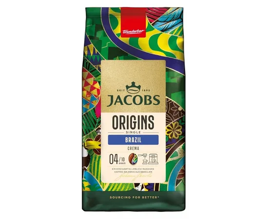 Καφές Espresso Jacobs Origins Brazil Crema 1kg Σπυρί | Κόκκοι στο coffeetales