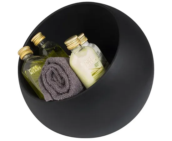 Μπωλ ORB Μάυρο Ματ Φ16.7x12.2cm (990ml) με καπάκι | Μπουφές - Παρουσίαση στο coffeetales