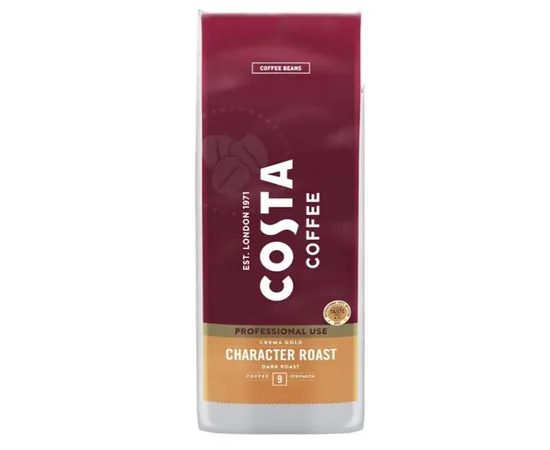 Καφές Espresso Costa Coffee Character Roast Crema Gold 1Kg Σπυρί | Κόκκοι στο coffeetales