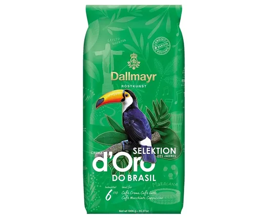 Καφές Espresso Dallmayr Crema D' Oro Do Brazil 1Kg Σπυρί | Κόκκοι στο coffeetales