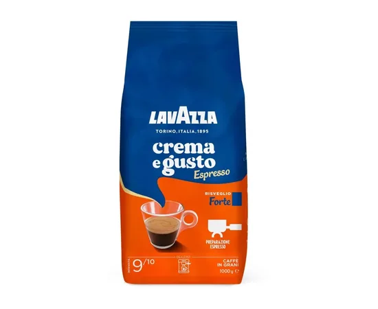 Καφές Espresso Lavazza Crema e Gusto Forte 1kg Σπυρί | Κόκκοι στο coffeetales