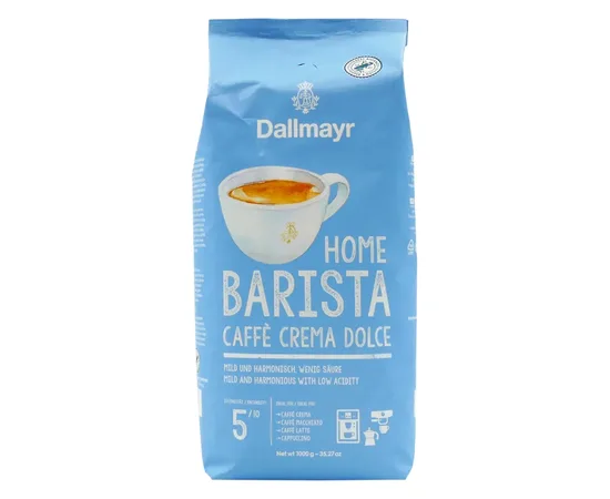 Καφές Espresso Dallmayr Home Barista Caffe Crema Dolce 1Kg Σπυρί | Κόκκοι στο coffeetales